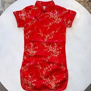 Qipao girls dress size 8